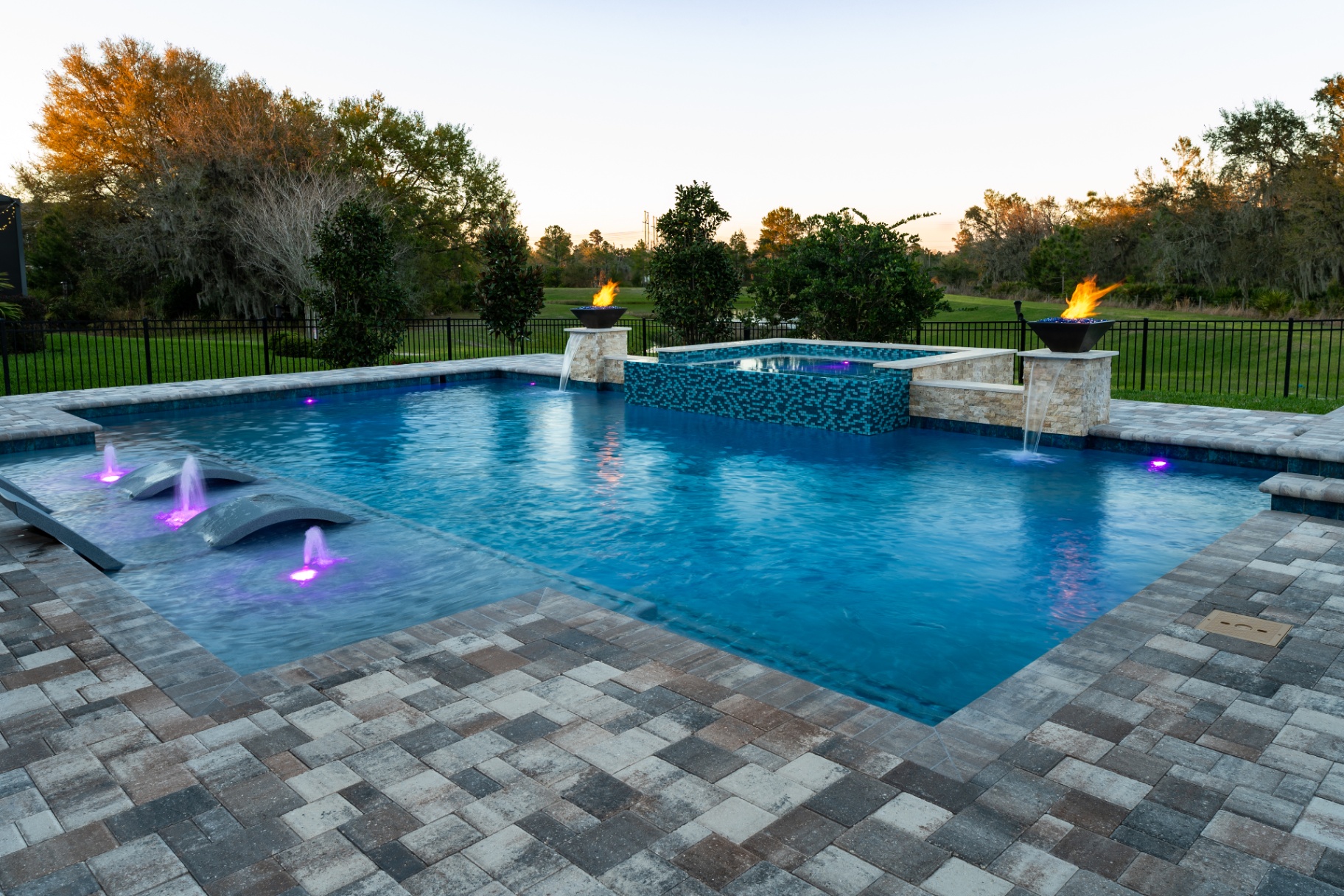 Hawk Oasis — Wahoo Pools custom build 1