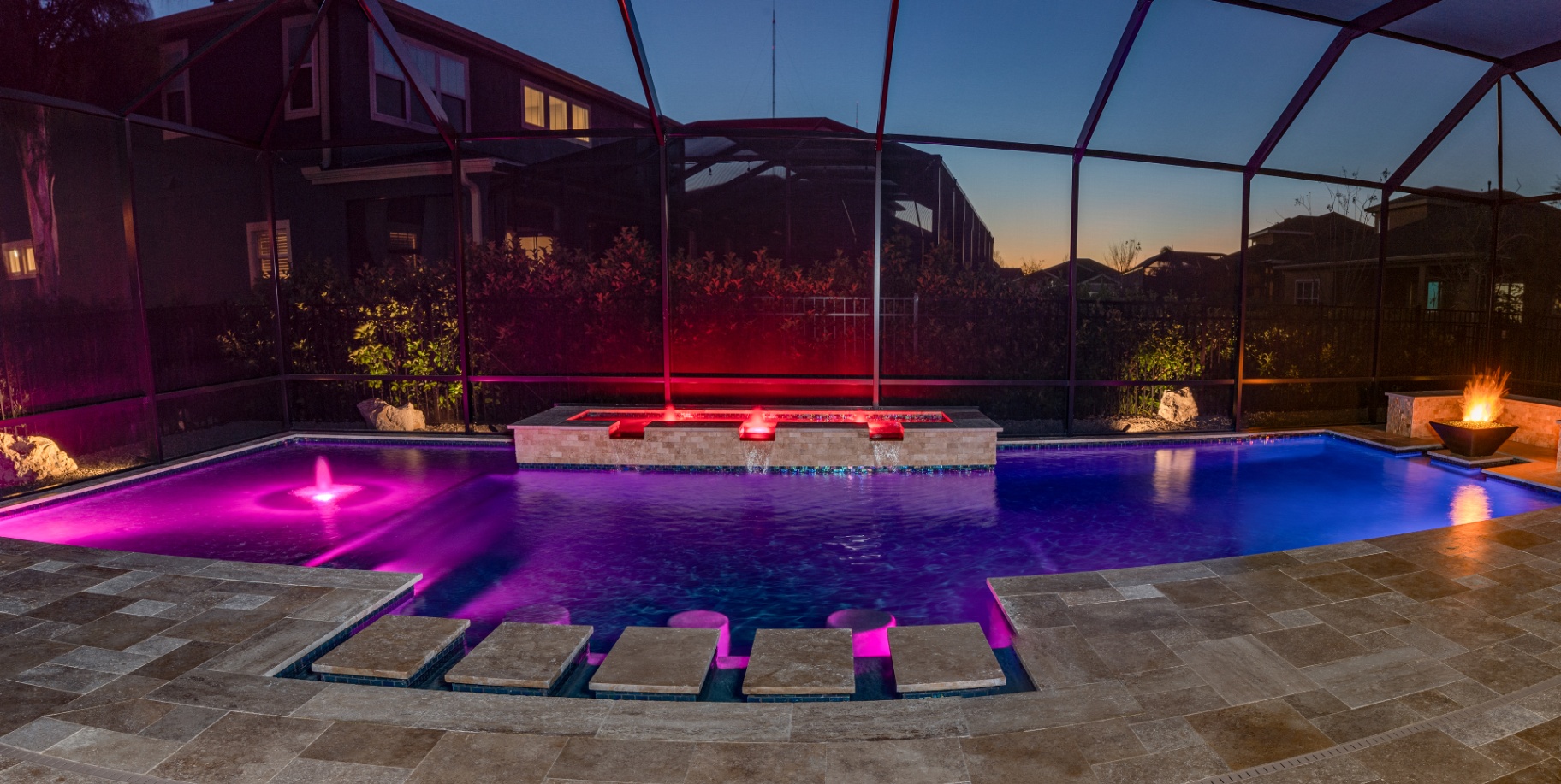 Tequila Sunrise — Wahoo Pools custom build 7
